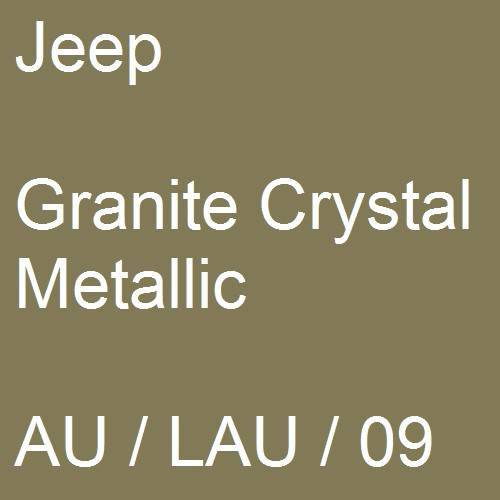 Jeep, Granite Crystal Metallic, AU / LAU / 09.